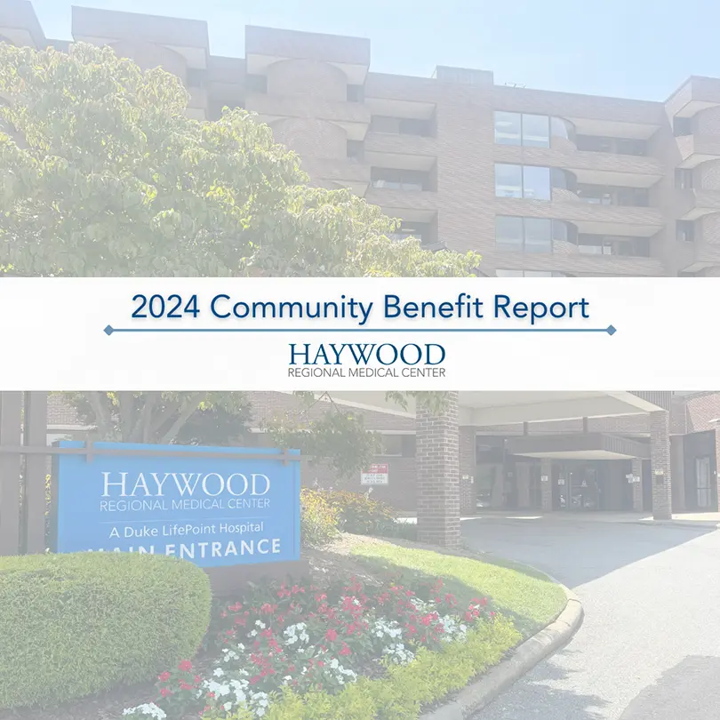 Haywood Regional Medical Center publishes 2024 Community Benefit Report